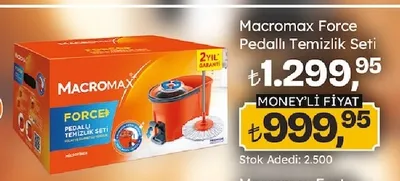 Macromax Force Pedallı Temizlik Seti