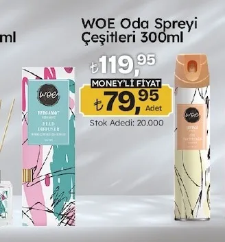 Woe Oda Spreyi Çeşitleri 300Ml