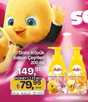 Dalin Köpük Sabun Çeşitleri 200 Ml