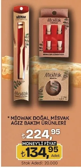 Mıowak Doğal Mısvak Ağız Bakım Ürünleri