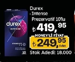 Durex - Intense Prezervatif 10'Lu