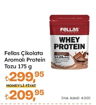 Fellas Çikolata Aromalı Protein Tozu 175 G