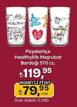 Paşabahçe Healthylife Meşrubat Bardağı 570 Cc.