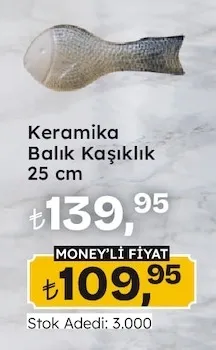 Keramika Balık Kaşıklık 25 Cm