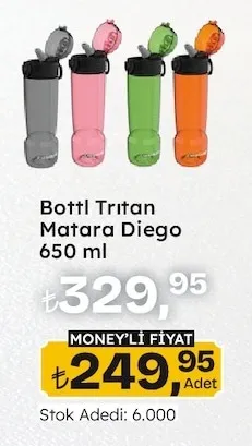 Bottl Tritan Matara Diego 650 Ml