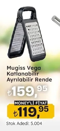 Mugiss Vega Katlanabilir Ayrilabilir Rende