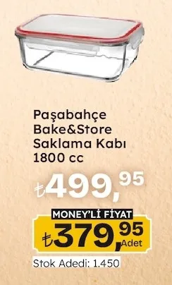 Paşabahçe Bake&Store Saklama Kabı 1800 Cc