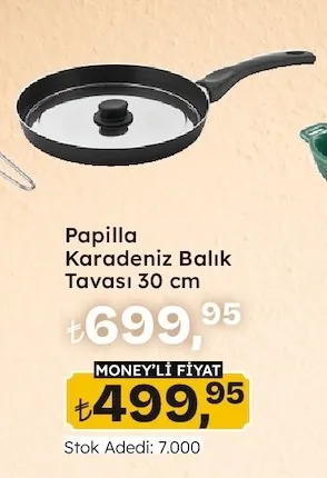 Papilla Karadeniz Balık Tavası 30 Cm