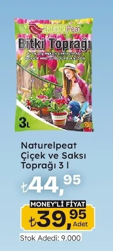 Naturelpeat Çiçek Ve Saksı Toprağı 3 L