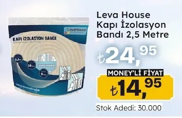 Leva House Kapı İzolasyon Bandı 2,5 Metre
