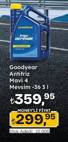 Goodyear Antifriz Mavi 4 Mevsim -36 3 L