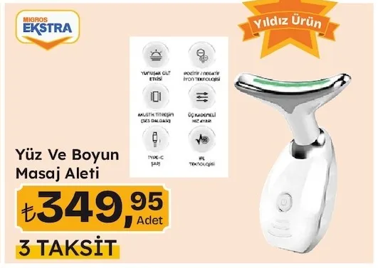 Yüz Ve Boyun Masaj Aleti