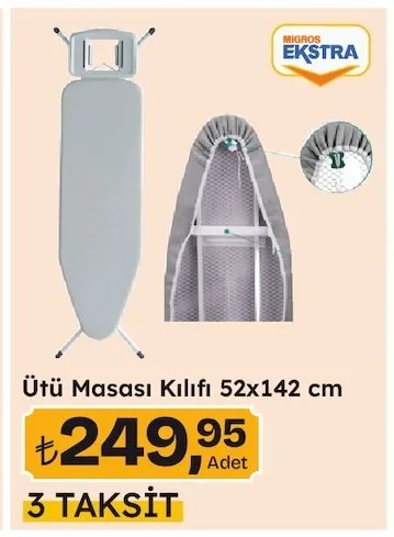 Ütü Masası Kılıfı 52X142 Cm