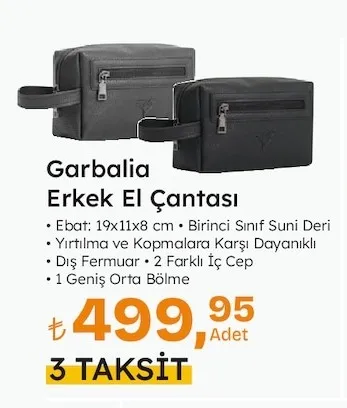 Garbalia Erkek El Çantası
