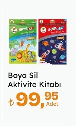 Boya Sil Aktivite Kitabı