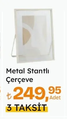 Metal Stantlı Çerçeve