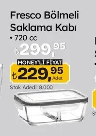 Fresco Bölmeli Saklama Kabı 720 Cc
