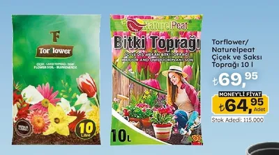 Torflower/ Naturelpeat Çiçek Ve Saksı Toprağı 10 L