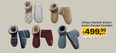 Chirpy Markalı Erkek/Kadın Panduf Çeşitleri