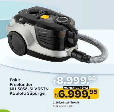 Fakir Freelander Nh 5056-Slvrstn Kablolu Süpürge