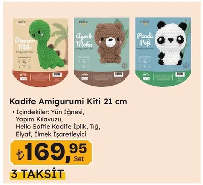Kadife Amigurumi Kiti 21 Cm