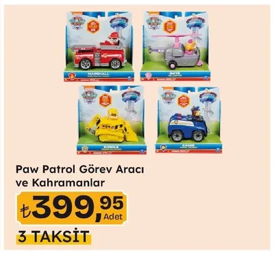 Paw Patrol Görev Aracı Ve Kahramanlar