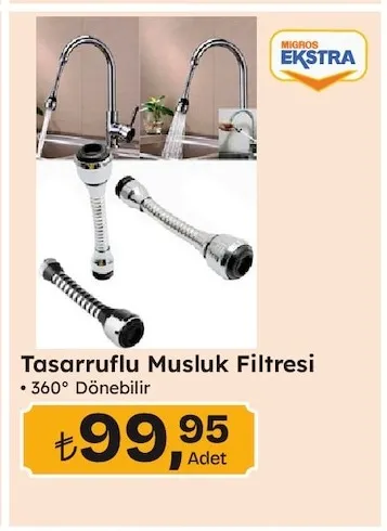 Tasarruflu Musluk Filtresi