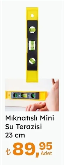 Mıknatıslı Mini Su Terazisi 23 Cm