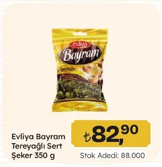Evliya Bayram Tereyağlı Sert Şeker 350 G