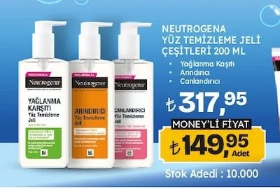 Neutrogena Yüz Temizleme Jeli Çeşitleri 200 Ml