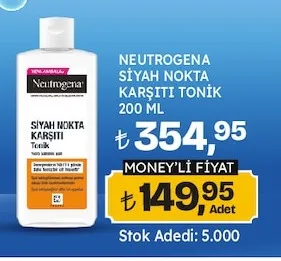 Neutrogena Siyah Nokta Karşıtı Tonik 200 Ml