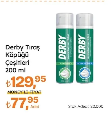 Derby Tıraş Köpüğü Çeşitleri 200 Ml