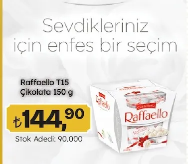 Raffaello T15 Çikolata 150 G