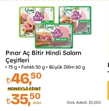 Pınar Aç Bitir Hindi Salam Çeşitleri