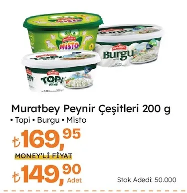 Muratbey Peynir Çeşitleri 200 G