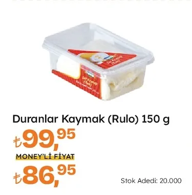 Duranlar Kaymak (Rulo) 150 G