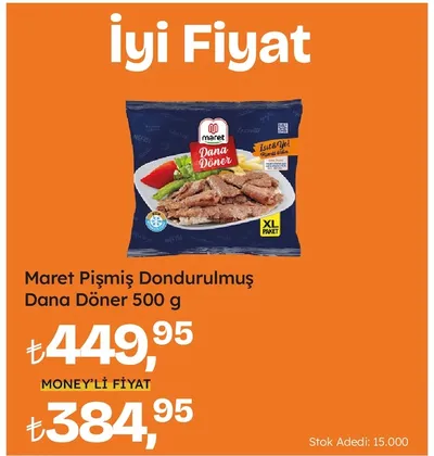 Maret Pişmiş Dondurulmuş Dana Döner 500 G