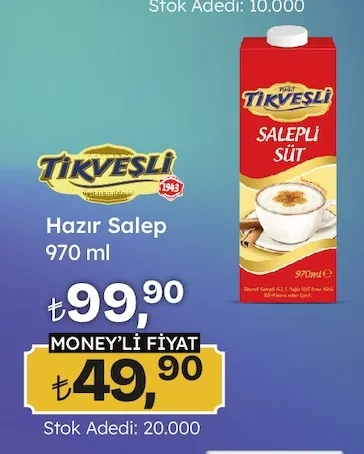 Tıkveşli Hazır Salep 970 Ml
