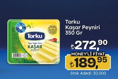 Torku Kaşar Peyniri 350 Gr