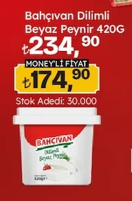 Bahçıvan Dilimli Beyaz Peynir 420G