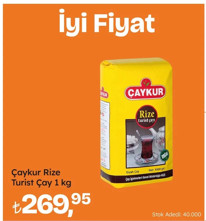 Çaykur Rize Turist Çay 1 Kg