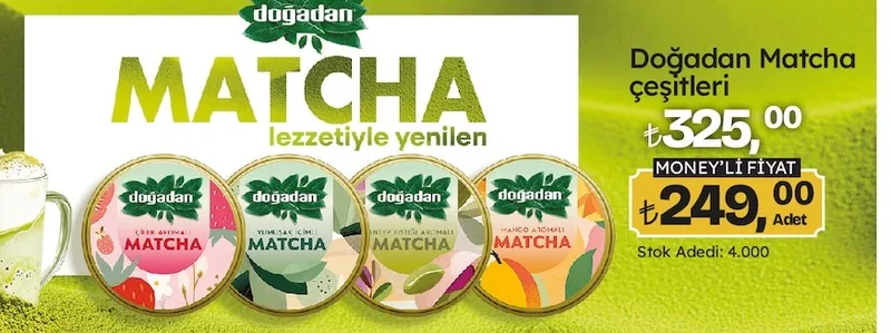 Doğadan Matcha Çeşitleri