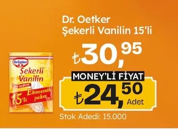 Dr. Oetker Şekerli Vanilin 15'Li
