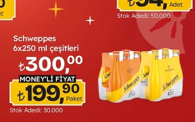Schweppes 6X250 Ml Çeşitleri