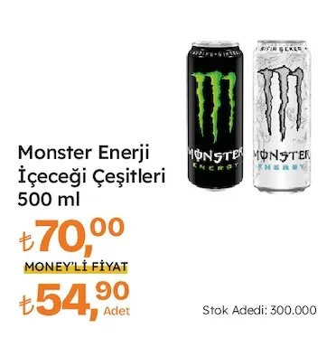 Monster Enerji İçeceği Çeşitleri 500 Ml