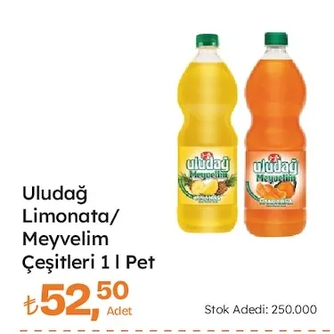 Uludağ Limonata/ Meyvelim Çeşitleri 1 I Pet
