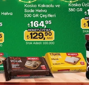 Koska Kakao Ve Sade Helva 500 Gr Çeşitleri