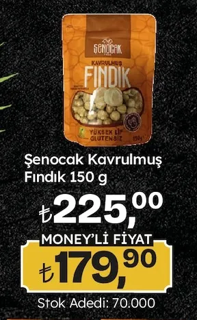 Şenocak Kavrulmuş Fındık 150 G