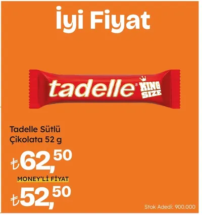 Tadelle Sütlü Çikolata 52 G