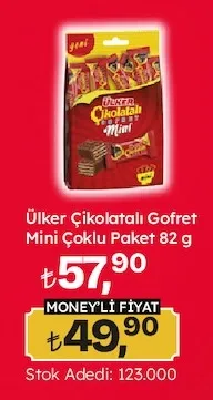 Ülker Çikolatalı Gofret Mini Çoklu Paket 82 G